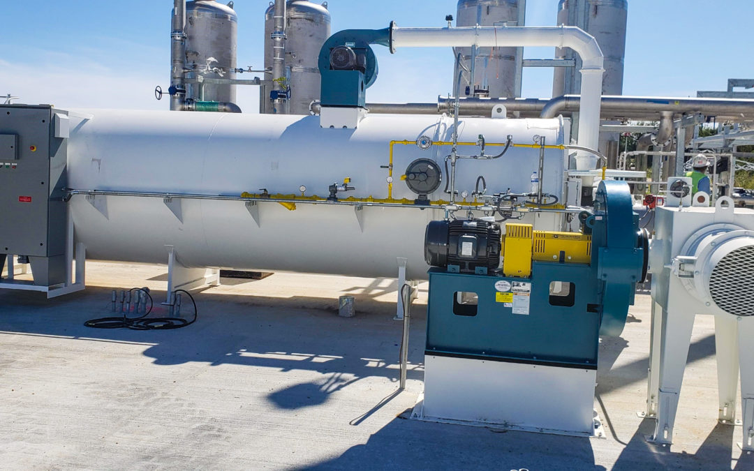 Commissioned a 2500 scfm 2-Stage gas upgrading system for Coastal Plains